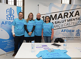 Primera Marxa per la Salut Mental en Castelló, el domingo 17 de marzo
