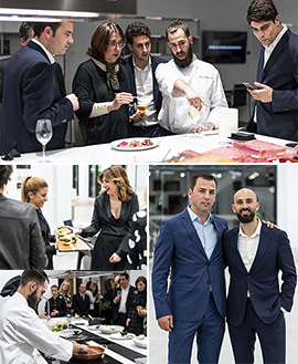 Showcooking de Puerta del Sol en Porcelanosa