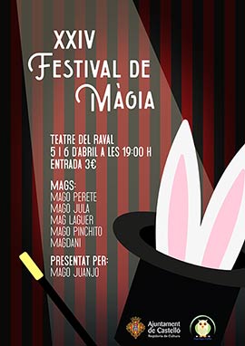 XXIV Festival de Magia de Castelló, 5 y 6 de abril