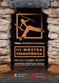 Tírig celebra la III Mostra Prehistórica del 5 al 7 de abril