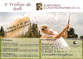 V Trofeo golf Emporio Gastronómico - Mediterráneo Golf