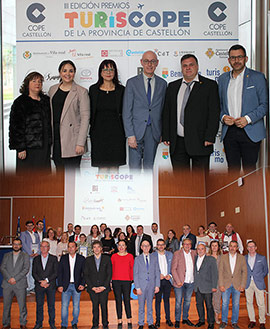 Entrega de los III Premios TurisCope de la provincia de Castellón