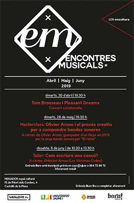 Concierto colaborativo entre Tom Brosseau y Pleasant Dreams en el Menador