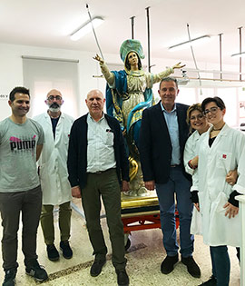 Concluye la restauración de la Virgen de Nuestra Señora de la Asunción de Vall d´Uixó