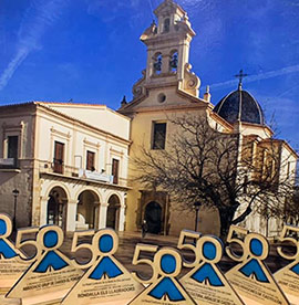 La Peonza crea la metopa de la Serenata de la Basílica de La Mare De Déu del Lledó