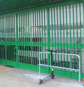 Instalaciones deportivas de Castelló ya cuentan con aparcapatinetes