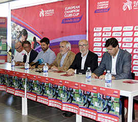 Celebración del Campeonato de Europa de Atletismo por Clubes los días 25 y 26 de mayo