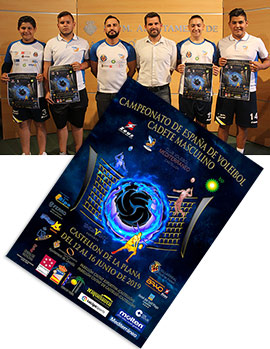 Presentación del Campeonato de España de Voleibol Cadete Masculino