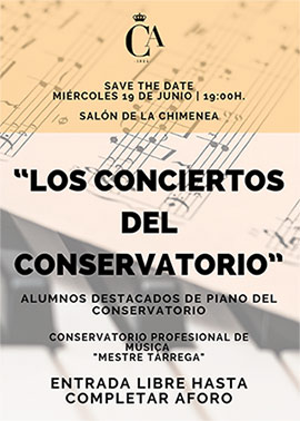 Los conciertos del conservatorio del Real Casino Antiguo de Castellón