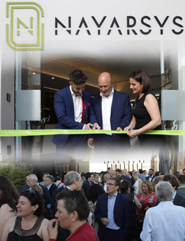 Inauguración de las nuevas  oficinas de Nayar Systems en la avenida Casalduch  de Castelló