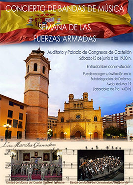 Concierto conjunto de Bandas de música en el Auditorio de Castelló