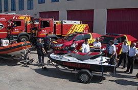 El Consorcio Provincial de Bomberos de Castellón refuerza la atención del medio acuático y montañoso