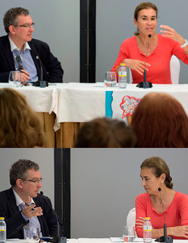 Carmen Posadas explica los pormenores de la creación de su última novela «La maestra de títeres» en la Universidad de Verano de la UJI