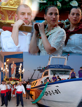 Imágenes de la procesión marítima Sant Pere 2019