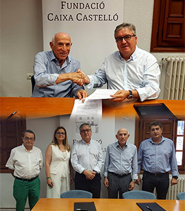 Fundació Caixa Castelló firma un convenio con la Asociación Española contra el Cáncer (AECC) para el uso de un local en Almassora