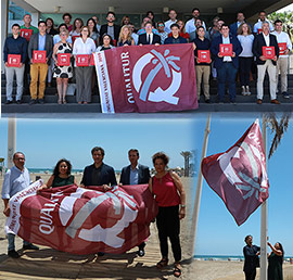 Castelló acoge la entrega de las banderas Qualitur 2019 por la excelencia de sus playas
