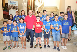 Recepción a los ganadores del Campeonato Regional de Cálculo Mental