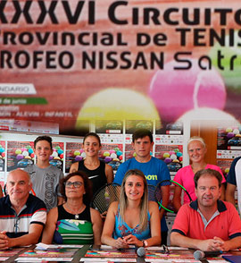 Presentación del XXXVI CIRCUITO DE TENIS – TROFEO NISSAN SATRA