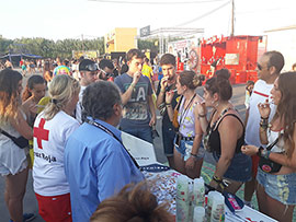 Cruz Roja concienciará en el Arenal Sound sobre el consumo de alcohol y otras drogas