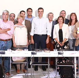Morella participa en la mesa de la Despoblación y Reto Demográfico con Pedro Sánchez