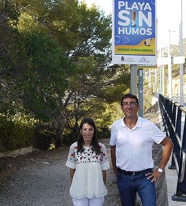 La cala Retor de Oropesa del Mar, primera playa de la Comunitat Valenciana ´Sin humo´