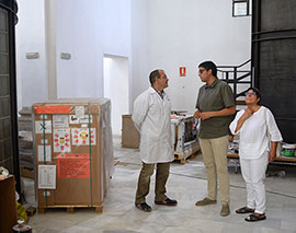 Los equipos de radiología han llegado al Centro de Salud de Morella