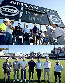 El Ayuntamiento de Castelló ultima las obras para el primer partido de la temporada en Castalia