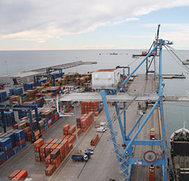 PORTCASTELLÓ cierra el mejor mes de su historia en tráfico total de mercancías