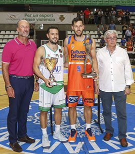 El Valencia Basket se lleva el Trofeo Diputación Copa Lexus ante un combativo Tau Castelló