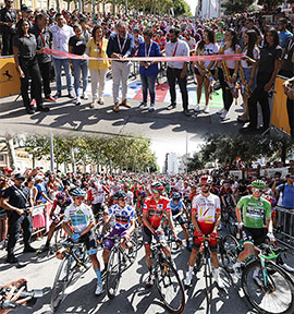 Paso de La Vuelta Ciclista a España por Onda, Castellón