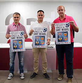 Onda reunirá al Valencia CF, Rafalafena CF y al CD Castellón en el torneo infantil de fútbol Sant Miquel
