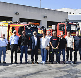 José Martí destaca la continua formación de los bomberos del parque profesional del Alto Palancia y mantiene su compromiso de seguir mejorando el servicio