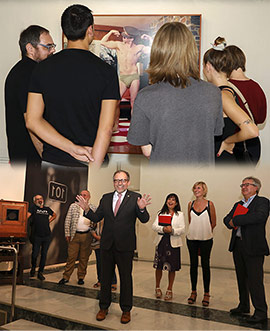 Inauguración de la temporada de exposiciones de la Fundació Caixa Castelló