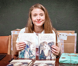 Novela de literatura juvenil ´La tierra de los rostros quemados´