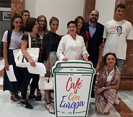 La Diputación de Castellón impulsa la iniciativa ´Café con Europa´ a través del centro Europe Direct