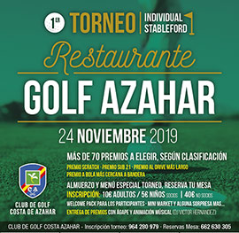 I Torneo Individual Stableford del Restaurante Golf Azahar