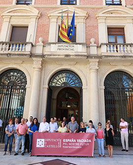 La Diputación de Castellón se suma a la jornada reivindicativa de la plataforma de la España Vaciada