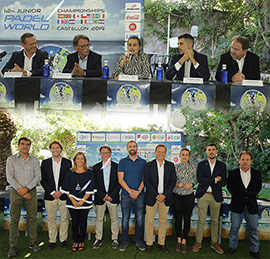 Presentación del Campeonato Mundial de Pádel que tendrá lugar en Castelló y Benicàssim
