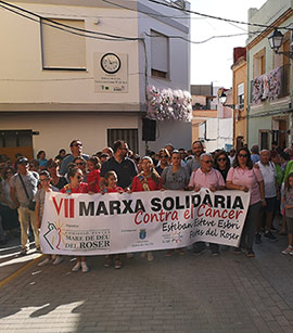 4.000 personas participan en la  marxa Contra el Càncer de la Vall d´Uixó