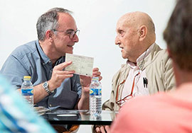 Taller de memoria en la Sala San Miguel de la Fundació Caixa Castelló