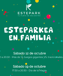 Actividades para la familia en CC Estepark los sábados
