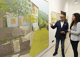 Inauguración de la exposición ´Elogio a la luz´ de Javier Aoiz Orduna