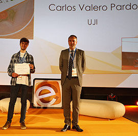 Carlos Valero, estudiante de la Universitat Jaume I, triunfa en los premios de envase Liderpack