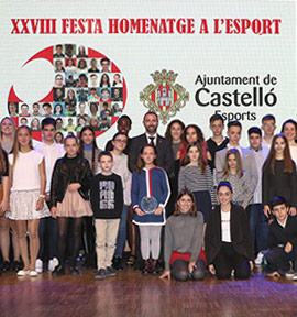 XXVIII Fiesta Homenaje al Deporte Base en el Grau de Castelló