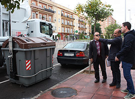 Castelló avanza en la implantación de la recogida de orgánica con 40 nuevos contenedores marrones