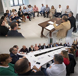 El presidente de la Diputación de Castellón se reúne con alcaldes de la provincia para escuchar sus reivindicaciones de cara a los presupuestos de 2020