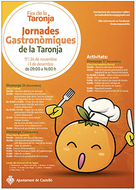 Las jornadas gastronómicas de la Taronja arrancan el domingo en Juan Bautista Porcar