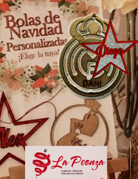 Elige detalles navideños personalizados y originales de La Peonza