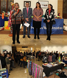 Inauguración del mercadillo solidario de Manos Unidas en Castelló