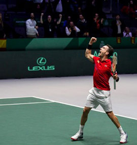 Lexus celebra la Copa Davis junto a su extraordinario embajador, Roberto Bautista